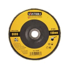 DISCO LIJA FLAP P/MADERA 180MM #80 UYU