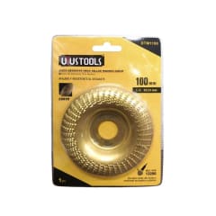 DISCO DESBASTE PARA TALLAR MADERA CURVO 100MM UYUSTOOLS DTM1100