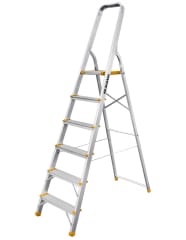 ESCALERA DOMESTICA 26x25x3cm 6 STEPS (150Kg) INGCO HLAD06061