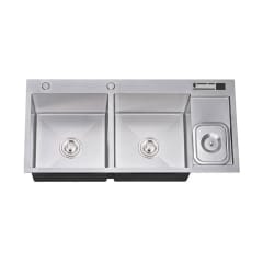 LAVAPLATOS 1000X480X215 2.5MM DOBLE EMBUTIDO