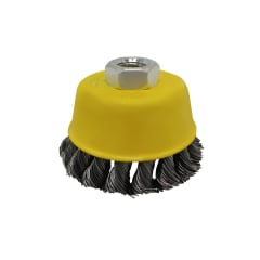 ESCOBILLA D/COPA 3 75MM ACERO TRENZADO KAMASA