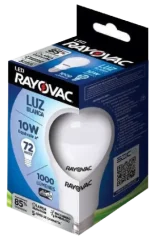 AMPOLLETA LED 10W BLANCA E27 6500K 10x10 100-240V LED1000-B