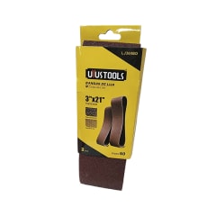 BANDAS DE LIJA 3''x21'' 2PCS/SET #60 UYU