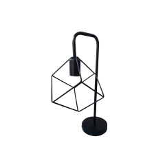 LAMPARA DE MESA CON FORMA DE CUADRADO