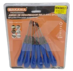 JGO.DESARMADORES 6PC MAKAWA MK-0837 .
