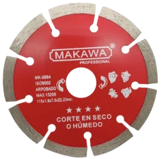 DISCO ROJO DIAMENTADO MARCA MAKAWA