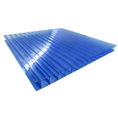 POLICARBONATO ALVEOLAR AZUL 4MM 3X1.05 METROS