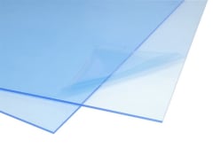 POLICARBONATO COMPACTO AZUL 0.9MM 6X1.22 METROS