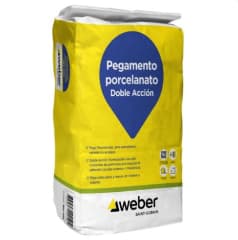 PEGAMENTO PORCELANATO DOBLE ACCION SACO 25KG