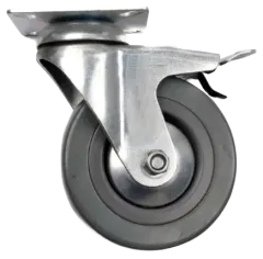 RUEDA INDUSTRIAL GRIS 4'' 80KG UYU RUG004