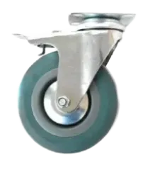 RUEDA INDUSTRIAL GRIS 2'' 50KG CON FRENO UYU