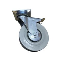 RUEDA INDUSTRIAL GRIS 5'' 110KG CON FRENO UYU