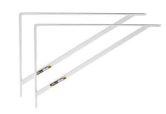 SOPORTE ESCUADRA BLANCO 400x600x30 UYU SOE400B
