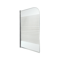 VIDRIO CLARO C/LINEA PERFIL CROMADO 6MM