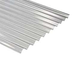 CALAMINA PVC ONDULADA TRANSPARENTE 1.0MM 3.7M X 0.93M 3.44M2