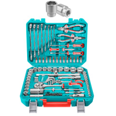 JUEGO DE HERRAMIENTAS MANUALES 100 PZAS M/ TOTAL THKTHP21006