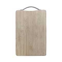 TABLA PARA PICAR DE BAMBU MARCA VISSIONER CON MANGO METALICO 20CMX30CM