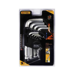 LLAVE ALLEN PUNTA BOLA CORTA 9PCS YAA901