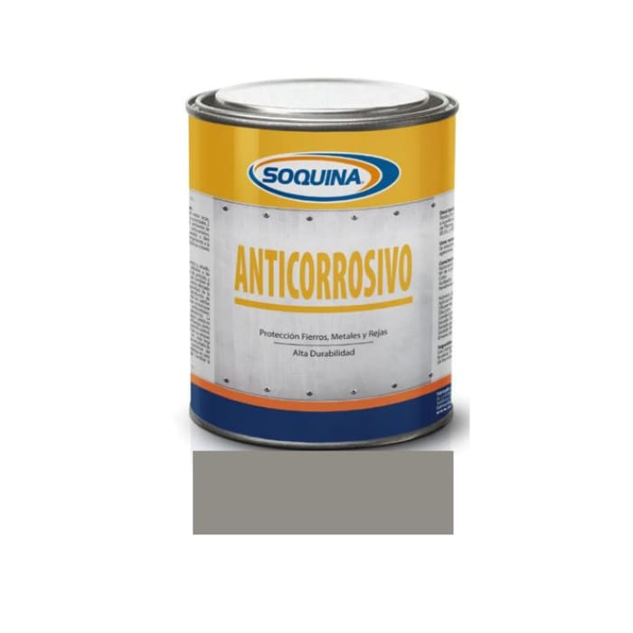 ANTICORROSIVO GRIS PERLA 1/4GL SOQUINA1