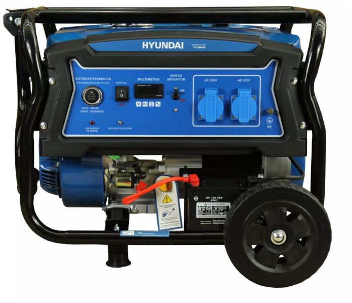 GENERADOR ELECTRICO GASOLINA 220V 3500W ARRANQUE ELECTRICO MARCA HYUNDAI1