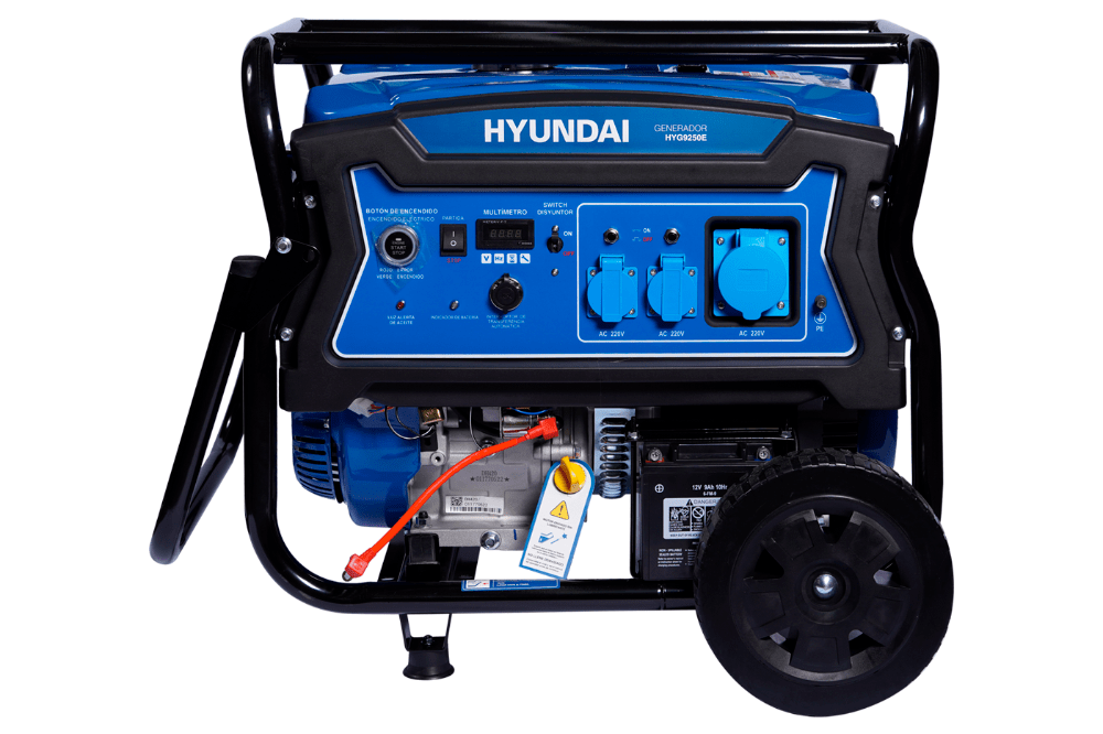 GENERADOR ELECTRICO GASOLINA 220V 6500W ARRANQUE ELECTRICO MARCA HYUNDAI1
