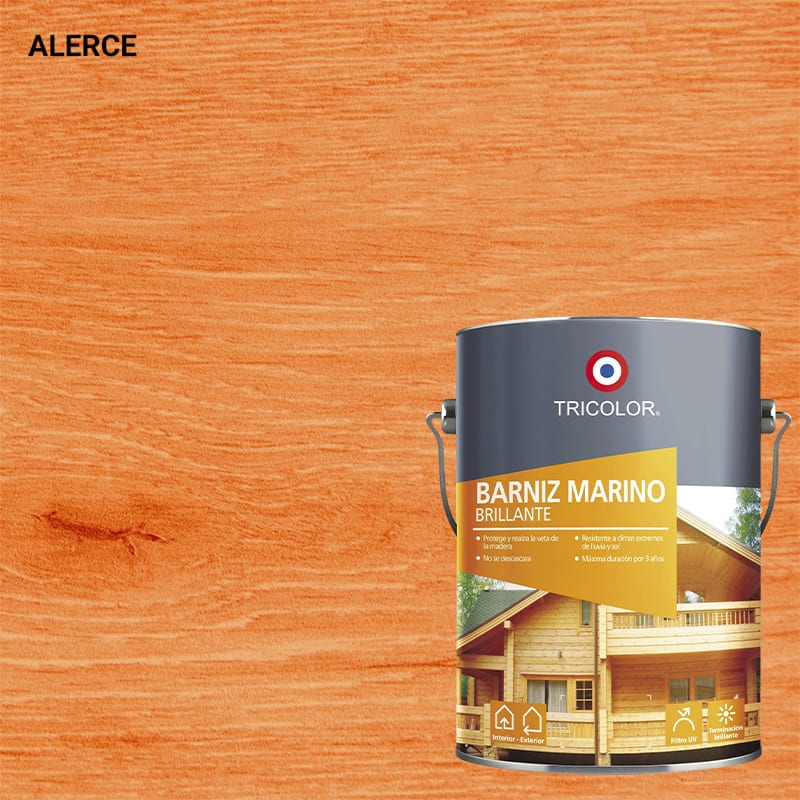 BARNIZ MARINO BRILLANTE TRICOLOR ALERCE 1 GL2