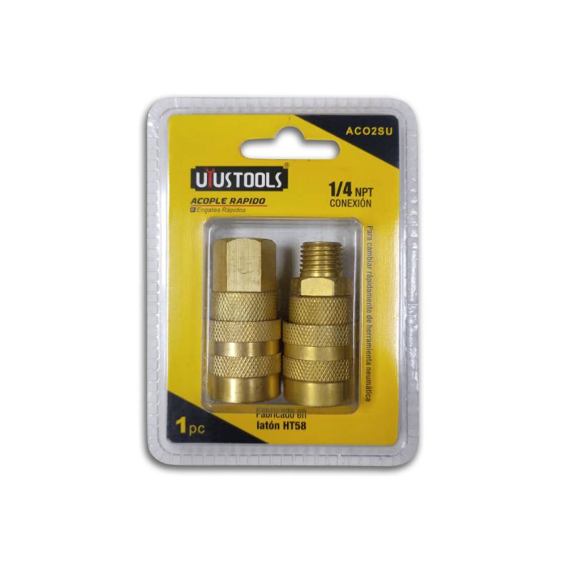 ACOPLE RAPIDO SET/2PCS 1/4'' NPT UYUSTOOLS 0