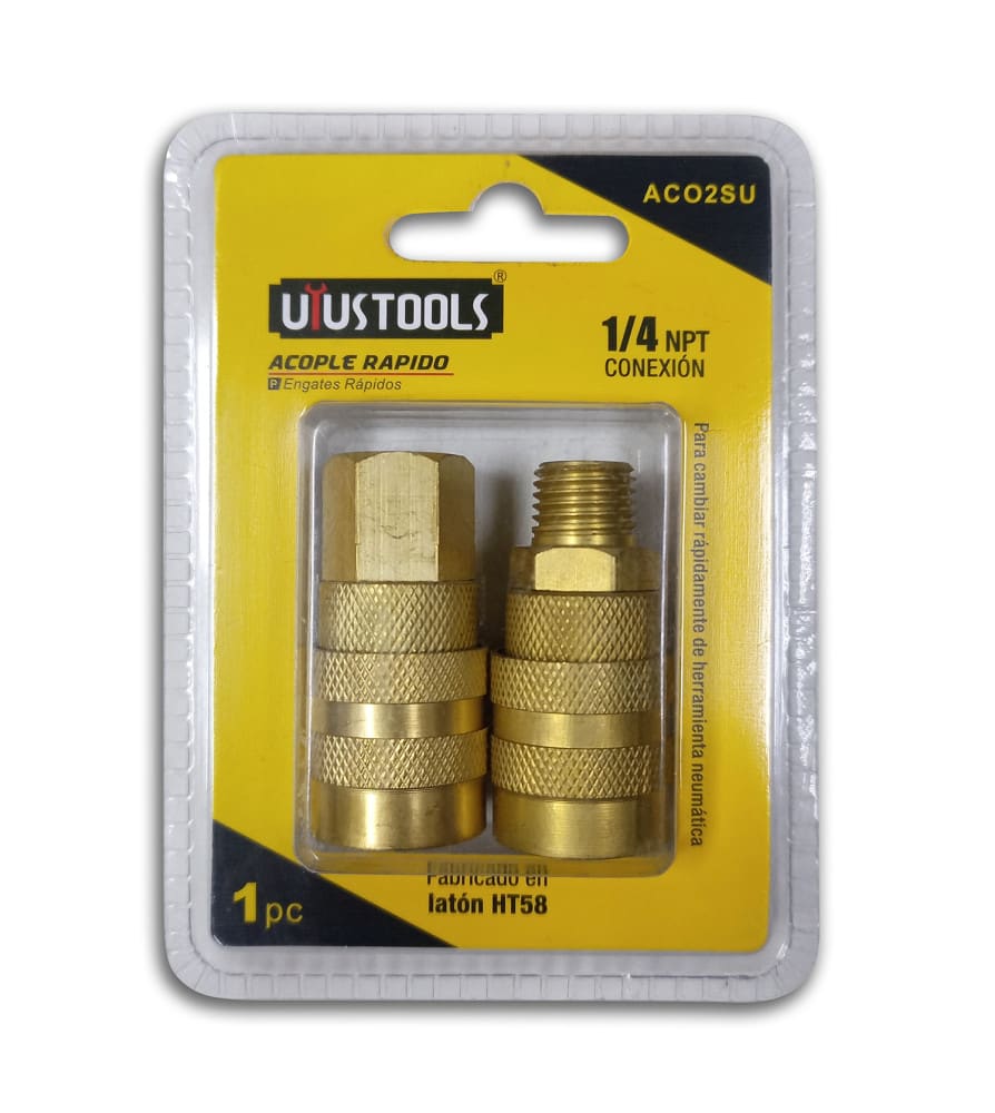 ACOPLE RAPIDO SET/2PCS 1/4'' NPT UYUSTOOLS2