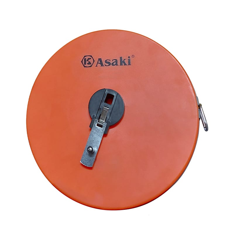 HUINCHA 20M REDONDA ASAKI 66FT NARANJA S/M AK-391 .1