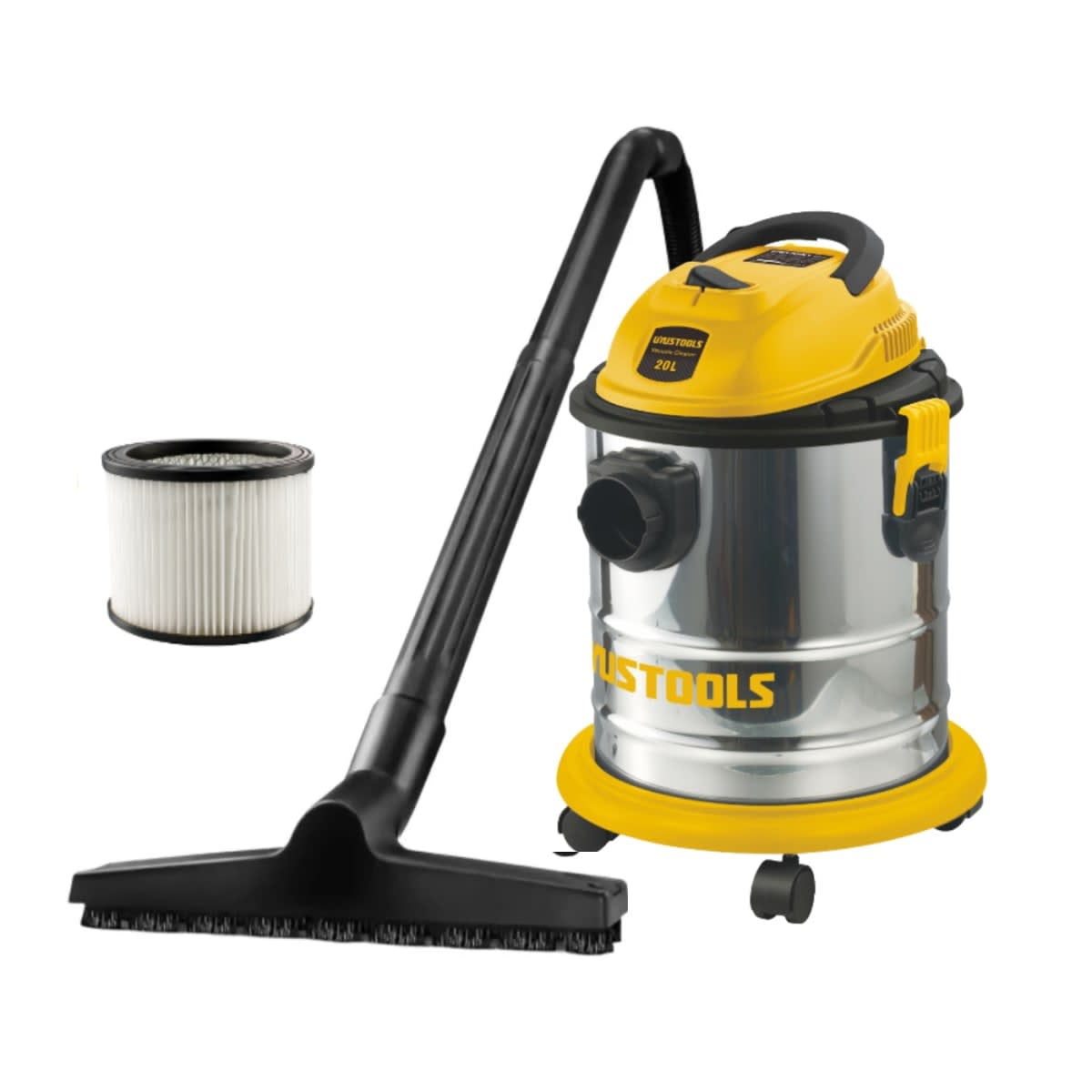 ASPIRADORA POLVO/LIQUIDO METALICA 20L UYU1