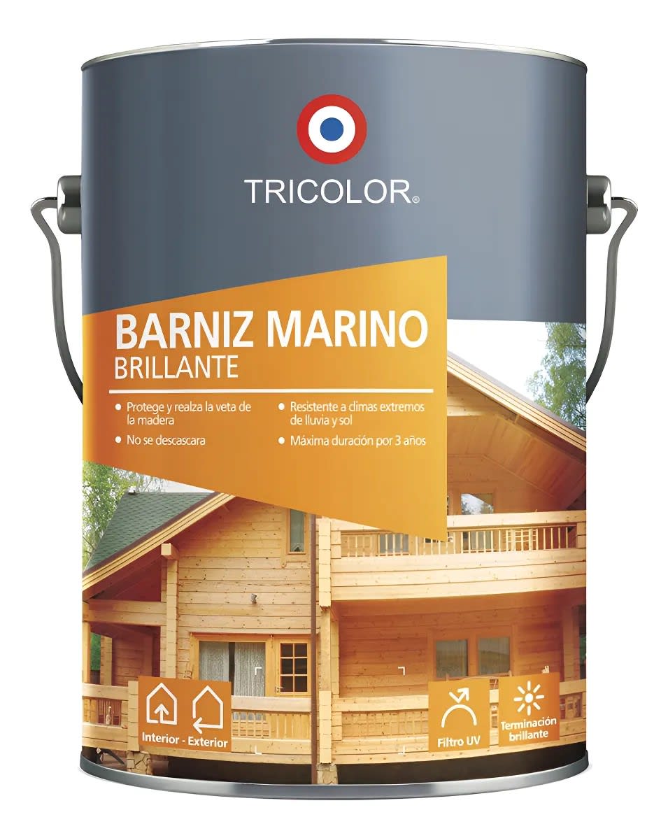 BARNIZ MARINO BRILLANTE TRICOLOR ALERCE 1 GL 0
