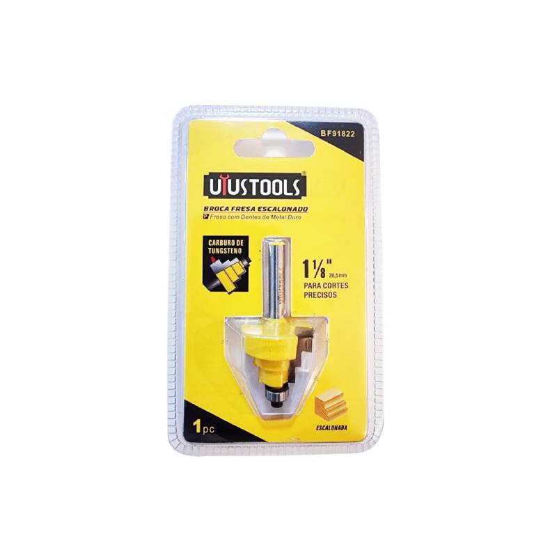 BROCA FRESA ESCALONADO C/R 1-1/8''-22.2MM UYUS BF918222