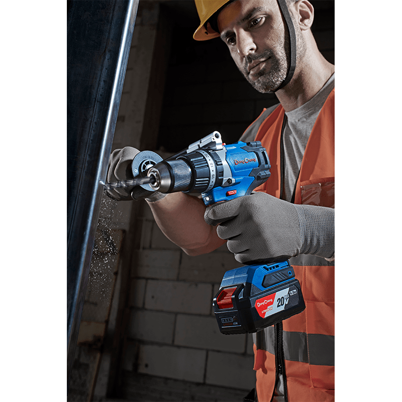 TALADRO INALAMBRICO MOTOR BL 13MM 120N.m PERCUTOR BRUSHLESS M/DONGCHENG DCJZ03-13Z4