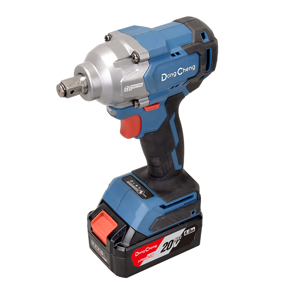 PISTOLA DE IMPACTO INALAMBRICO 1/2'' 4AH 20V 4.0AHX2 DONGCHENG DCPB488EM2