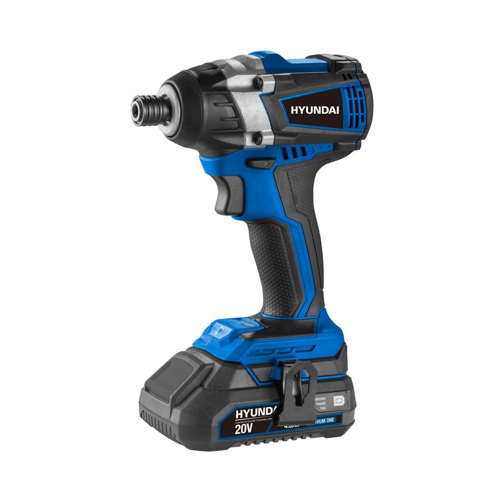 ATORNILLADOR DE IMPACTO 20 V, 80/120/200 NM (BRUSHLESS). INCLUYE 2 BAT + 1 CARG HYUNDAI 1