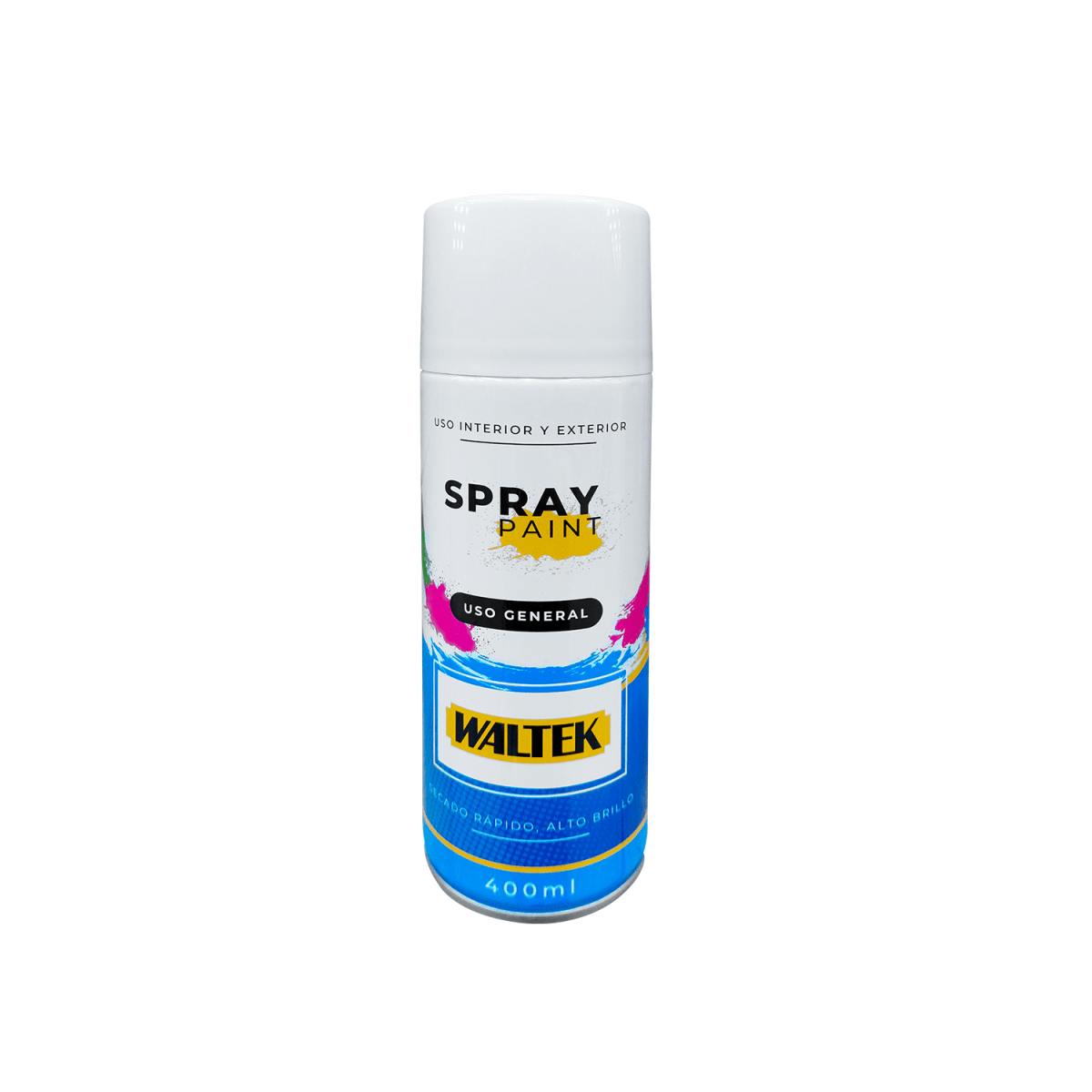 ESMALTE EN AEROSOL BLANCO MATE 400ML/230G MARCA WALTEX W71BM5 0