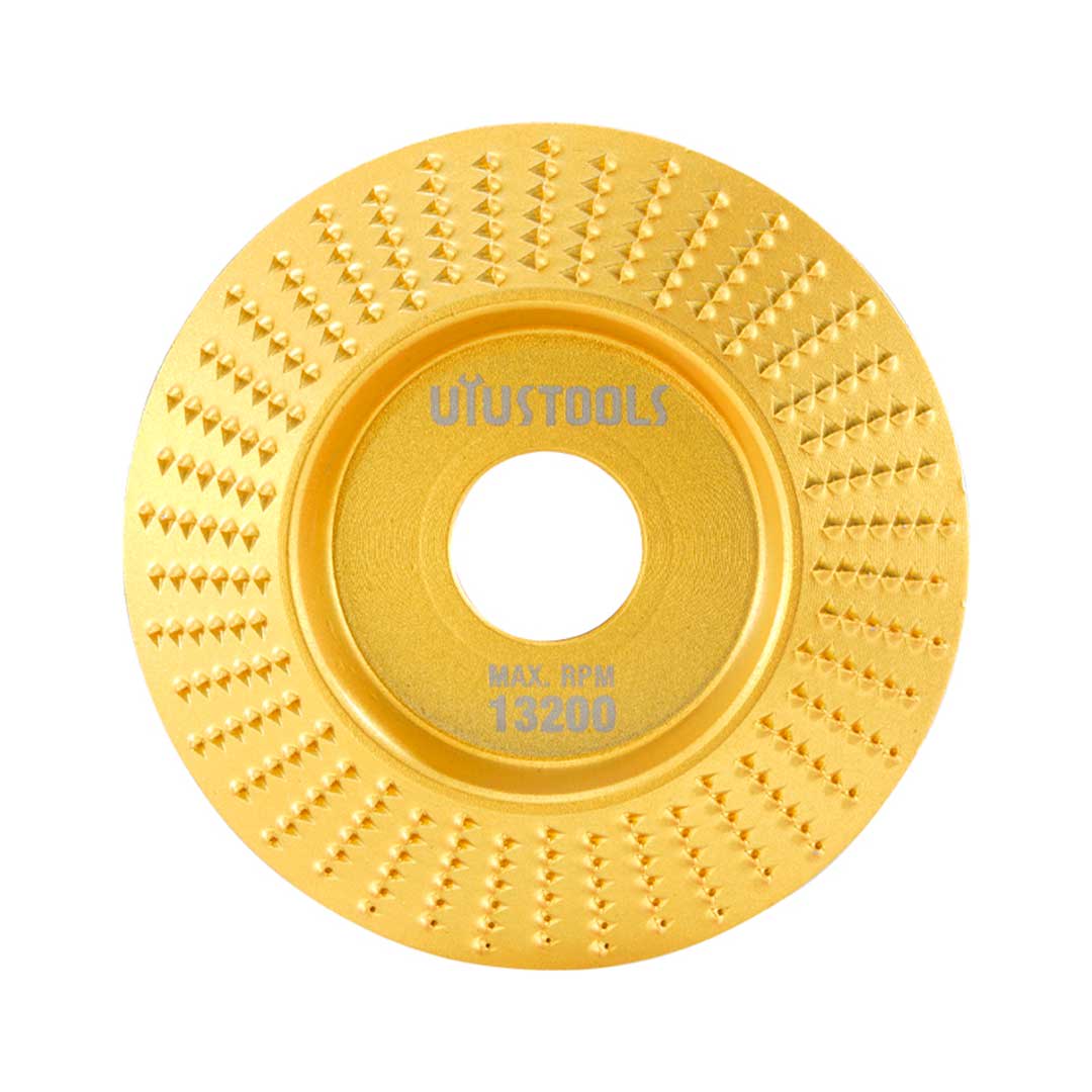 DISCO DESBASTE PARA TALLAR MADERA BISELADO 100MM UYUSTOOLS DTM01001