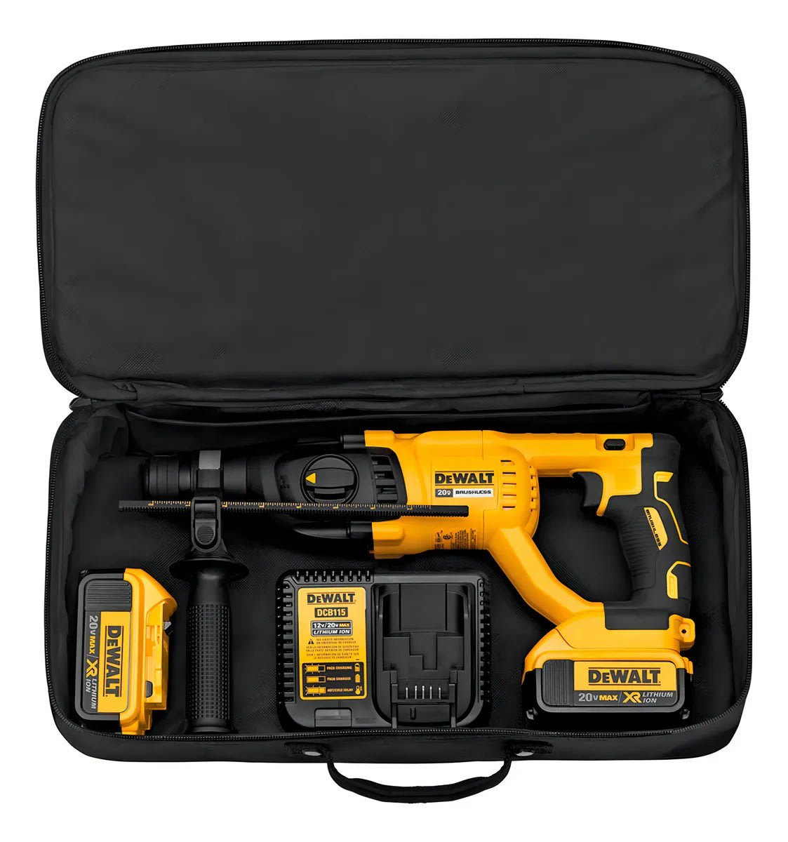 MARTILLO INALÁMBRICO SDS PLUS 26 MM 20V DEWALT DCH133M25