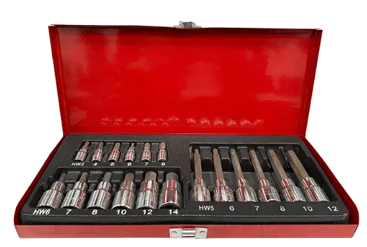 DADO ALLEN 19PCS - 1/4 Y 1/22