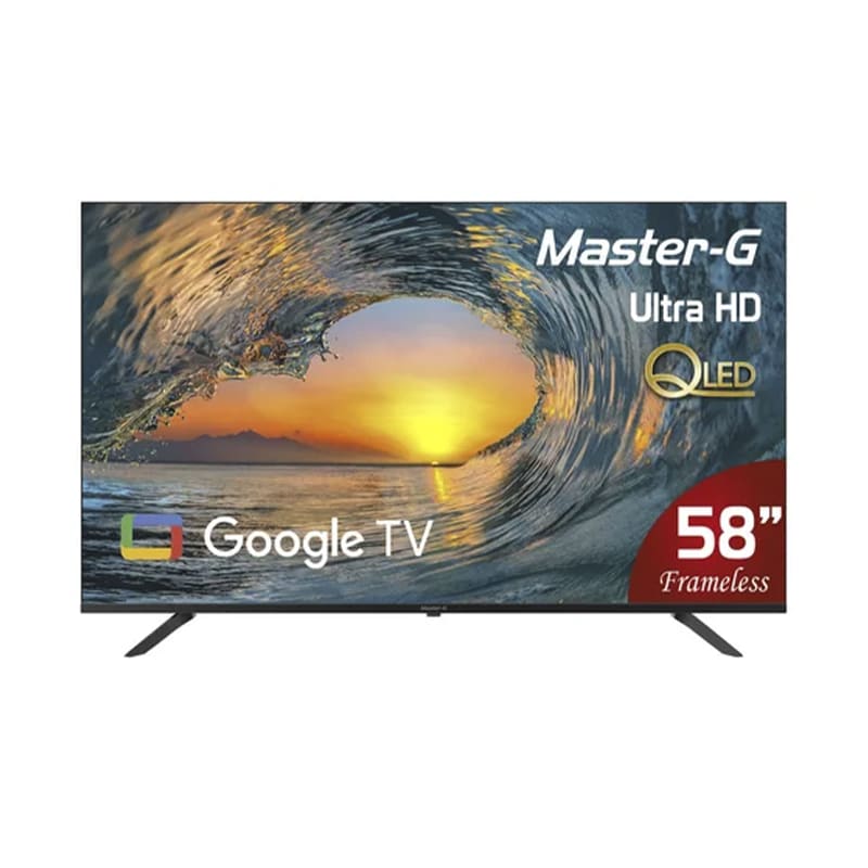 TELEVISOR SMART QLED 58'' GOOGLE 4K BLUETOOTH FRAMELESS MGGT58UFQ 0