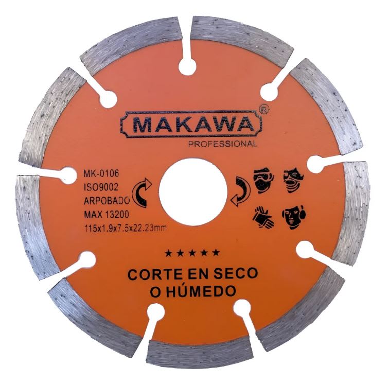 DISCO NARANJA DIAMANTADO MAKAWA2