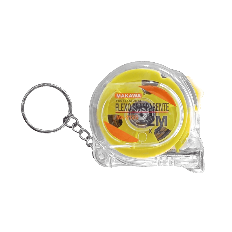 HUINCHA DE MEDIR TRANSPARENTE 2MTSX13MM MAKAWA2