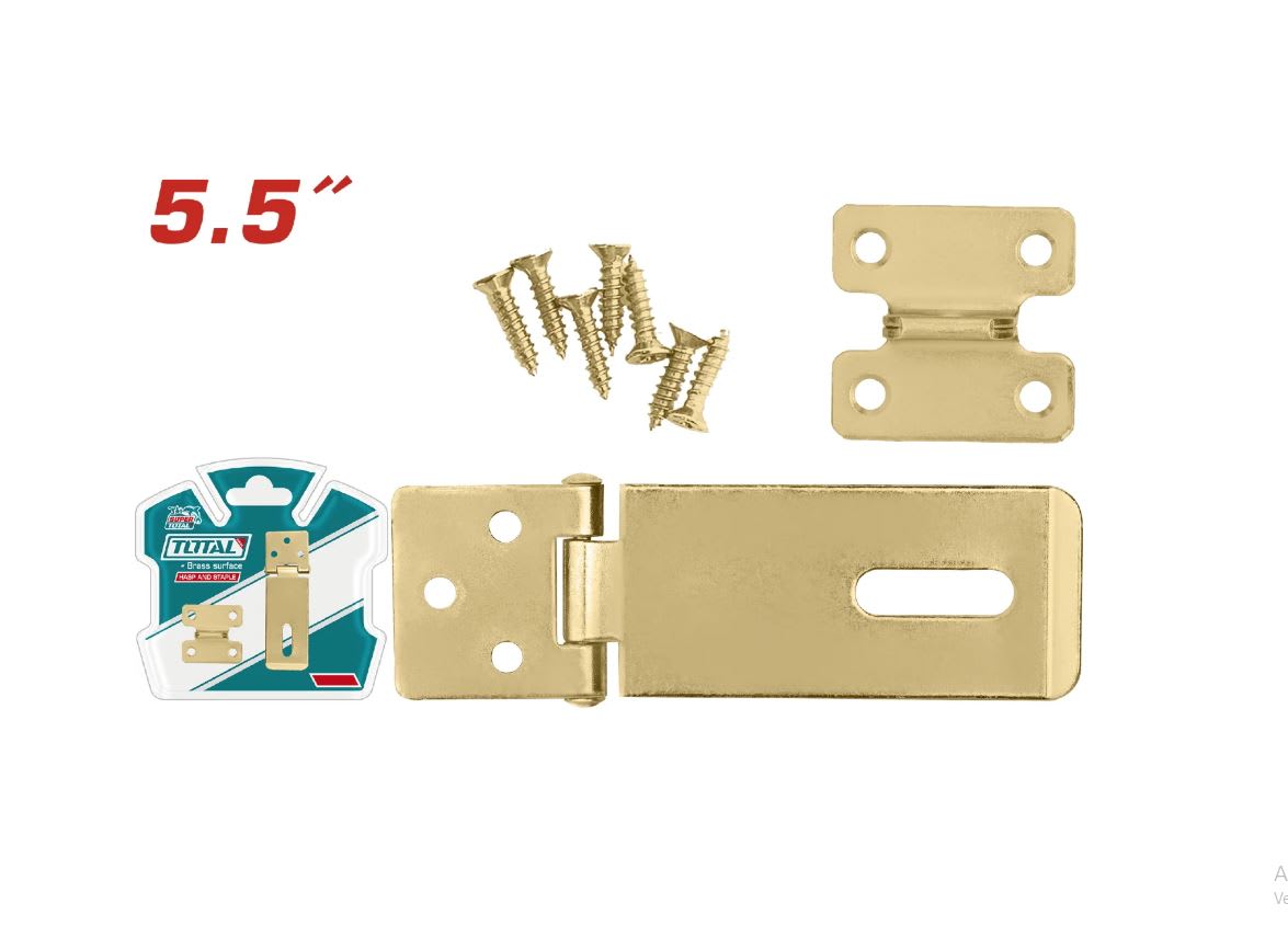 ALDABA PORTACANDADO 5.5 ESPESOR 38 MM X 1.9 MM. ACERO GALVANIZADO TOTAL THSS10551