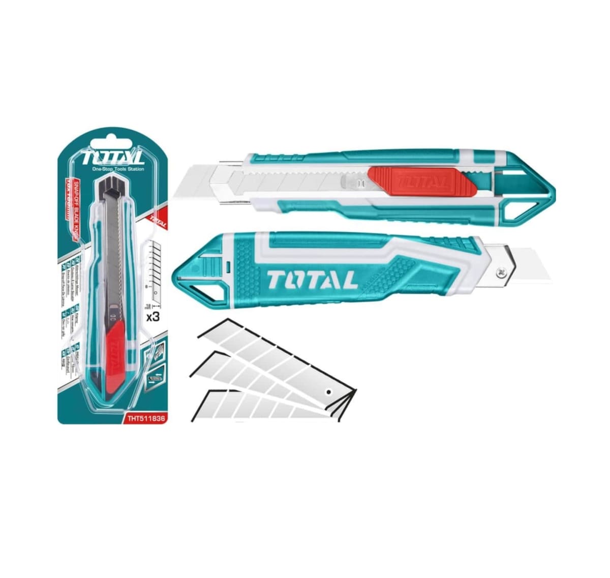 CUCHILLO CARTORNERO HOJAS TOTAL THT5118361