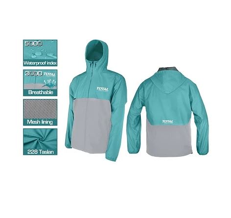 CHAQUETA IMPERMEABLE TALLA XL TOTAL TJCTC2282.XL1
