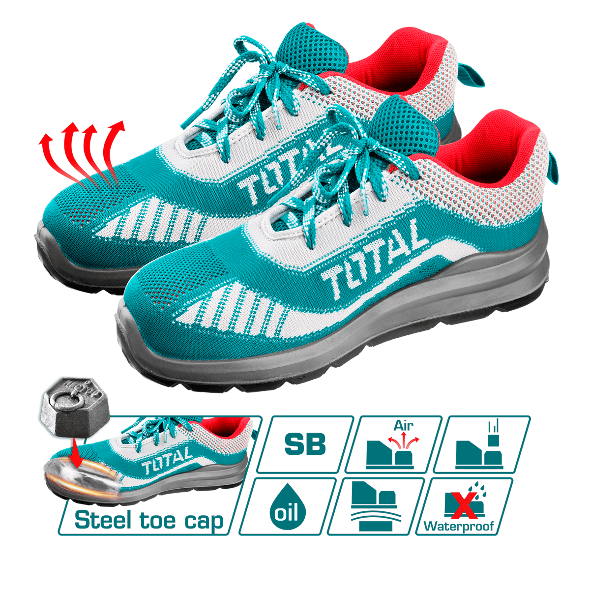 ZAPATILLA DE SEGURIDAD TALLA 45 TOTAL TSP208SB.452