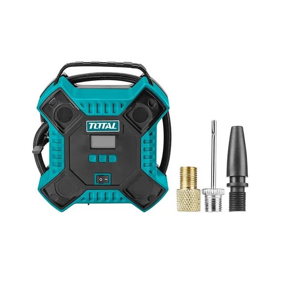 COMPRESOR CON INFLADOR 12 V TOTAL TTAC16011