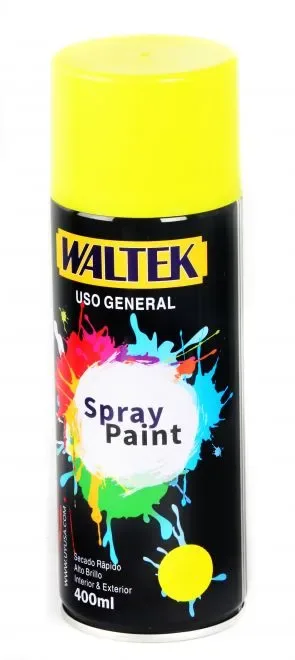 ESMALTE EN AEROSOL AMARILLO LIMON 350ML/250G WALTEX2