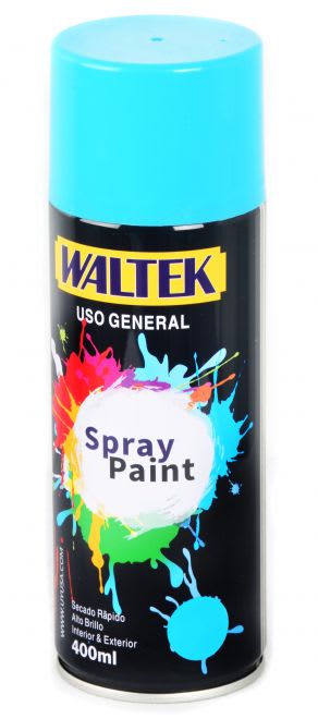 ESMALTE EN AEROSOL 400ML/230G No.701 NORMAL-CELESTE WALTEK1