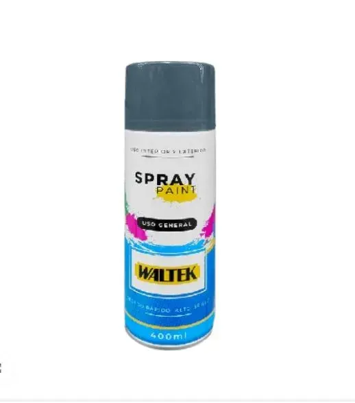 ESMALTE EN AEROSOL GRIS OSCURO 400ML-230G WALTEX1